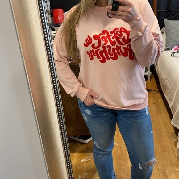 Wildfox Coffee & Sunshine Oversized Crew EUC - Picture 7 of 11